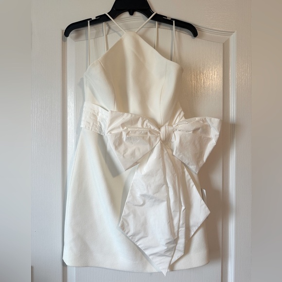 Rebecca Vallance Grace Bow Mini Dress - Picture 3 of 4